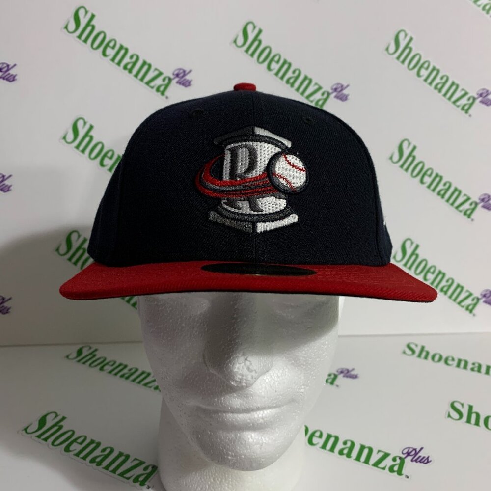 New Era 59Fifty Hat MiLB Rome Braves Baseball Fitted Cap Low Profile 7 3/4